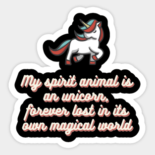 Unicorn Infj MBTI Sticker